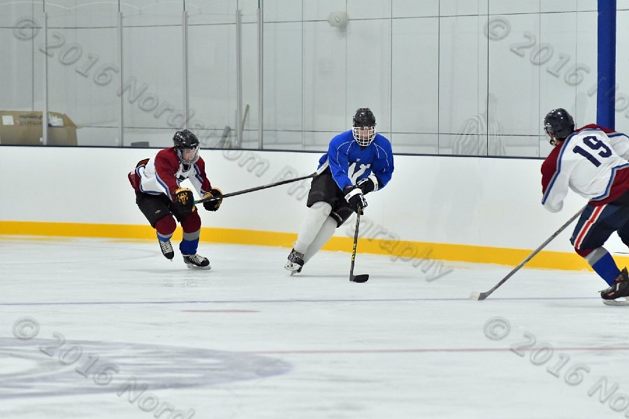 Wheaton College Men\'s Ice Hockey vs Middlesex Community College. - Photo By: KEITH NORDSTROM